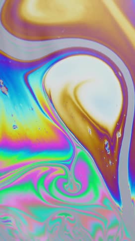 Abstract and psychedelic dense substance in slow motion