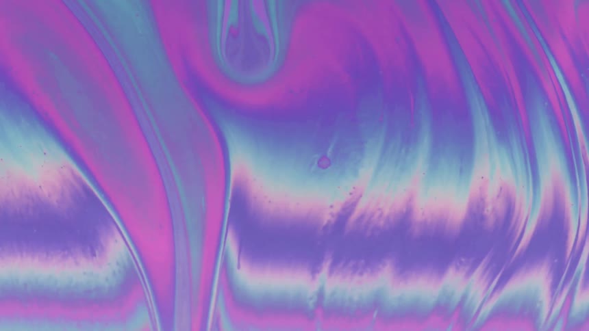 Swirling viscous liquid in shades of blue and purple
