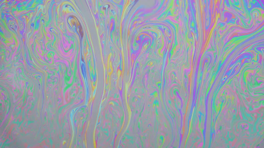 Psychedelic art in motion with monochromatic fluid