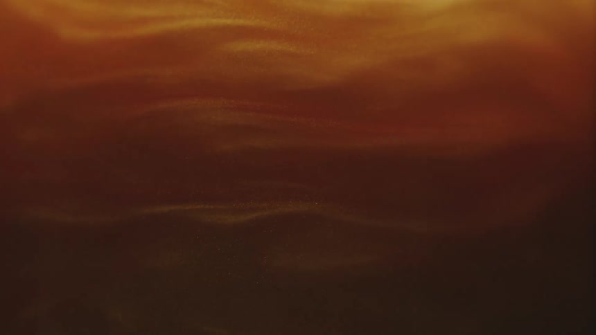 Fluid art with pollution during sunset