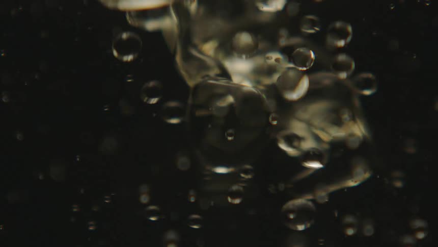 Fluid art of water bubbles