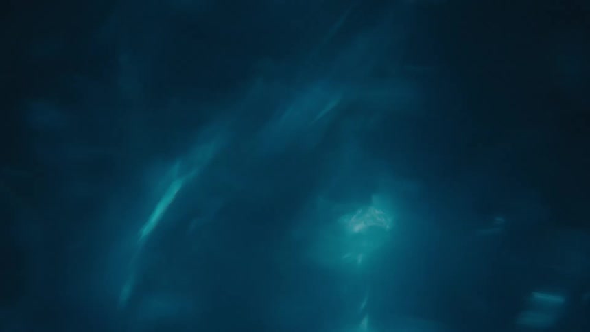 Extreme closeup of swirling abstract motion underwater
