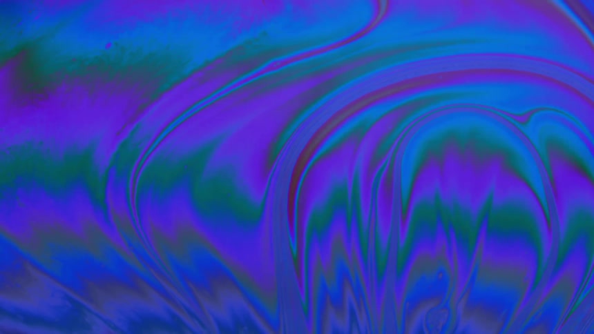 Blue holographic abstract swirl textured design with black highlights