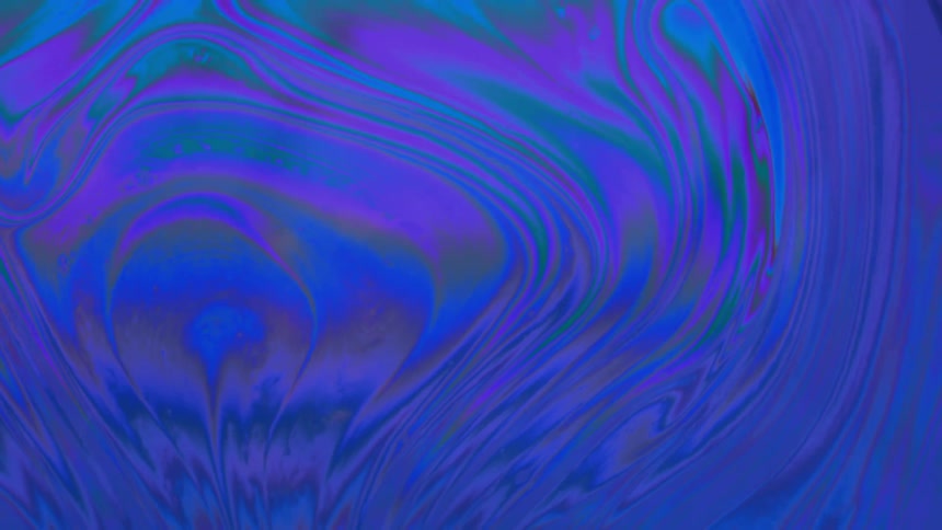 Fluid blue abstract and psychedelic dense