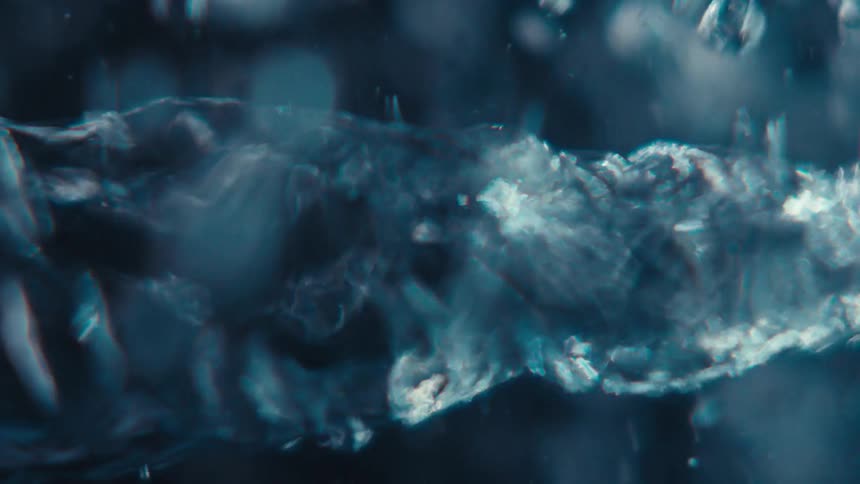 Closeup of a spiral underwater ins abstract motion