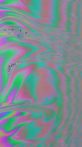 Psychedelic abstract art display of colorful waves