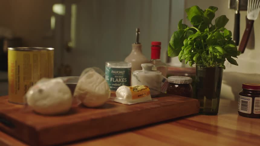 Cooking ingredients in the kitchen at home