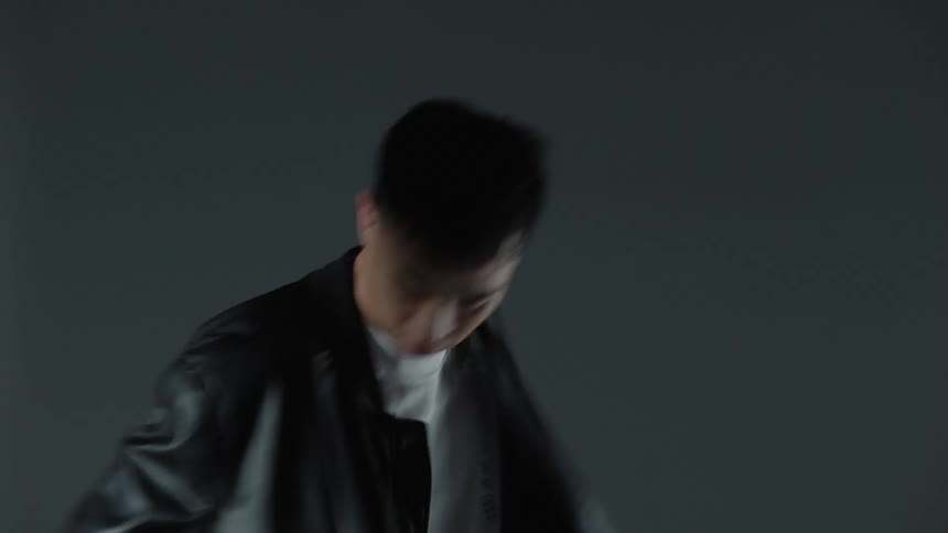 A boy at a fashion photo shoot
