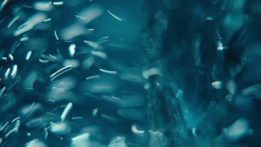 Extreme closeup of a spiral underwater