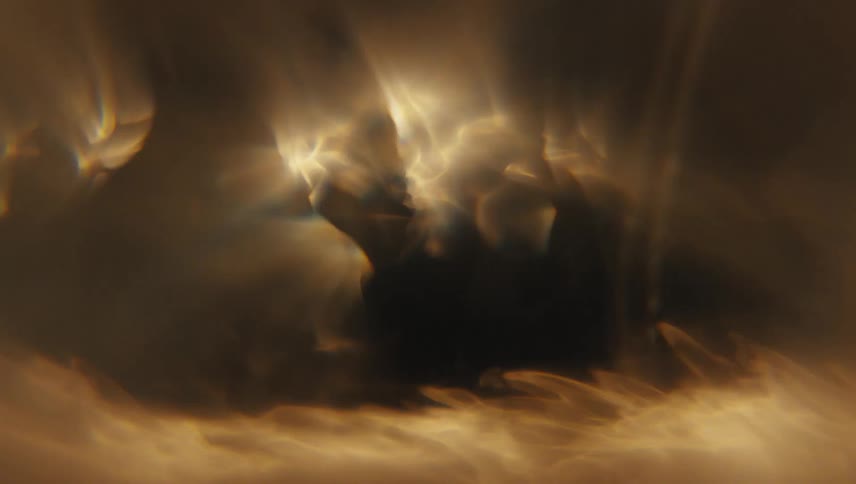 Extreme closeup underwater with abstract movement