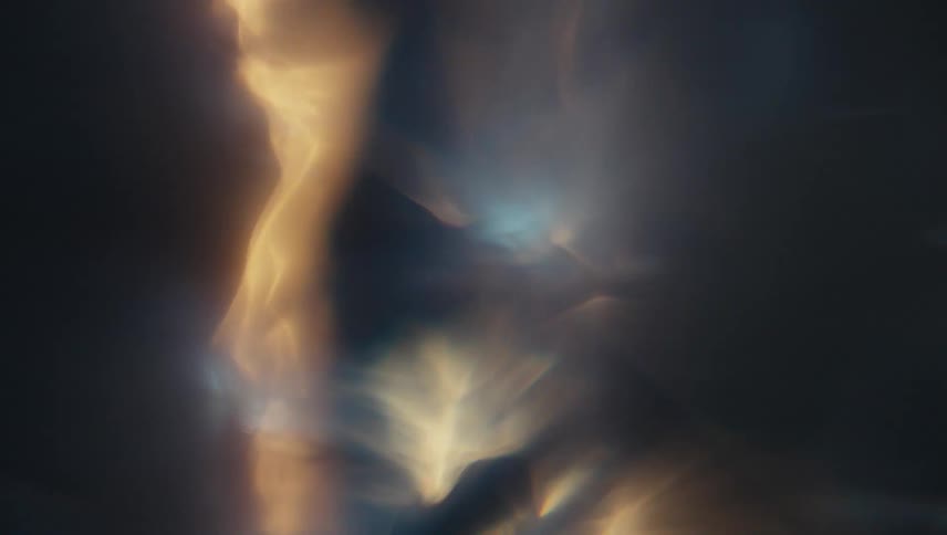 Close up of fire contained on swirling clear water
