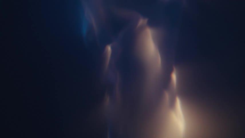 Fluid art of an underwater tornado