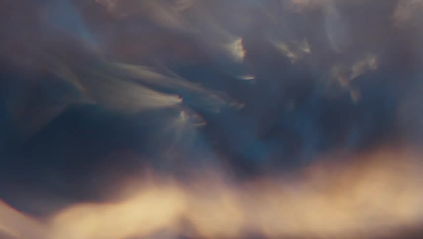 Close up of swirling clear water against a black background