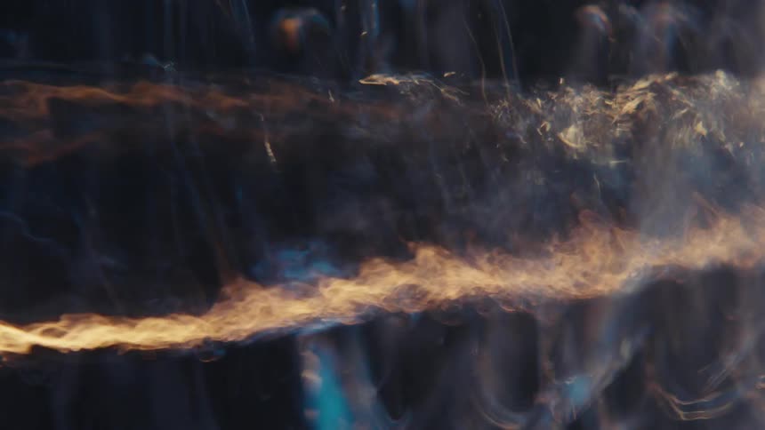 Extreme closeup of a spiral underwater
