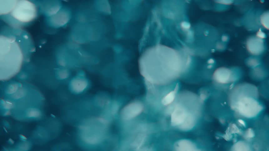 Spiral underwater in slow motion