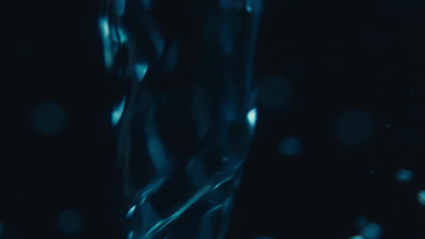Extreme closeup of a spiral underwater