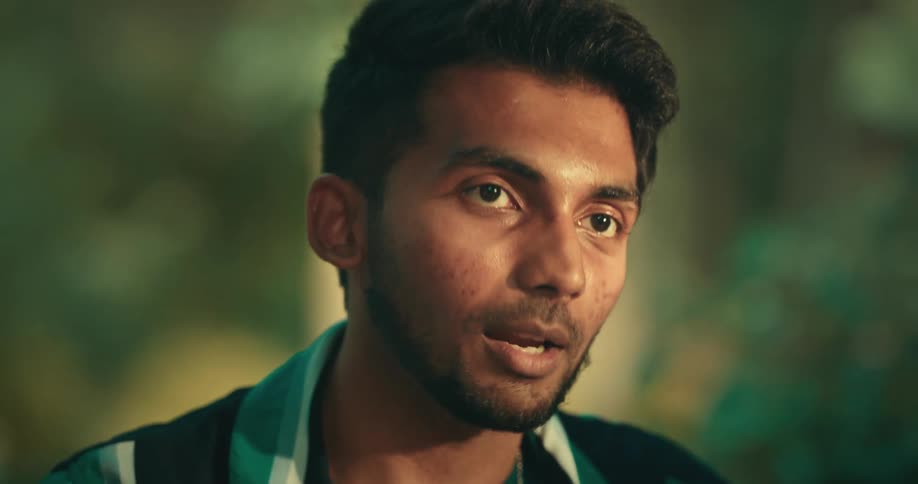 Portrait of a man talking