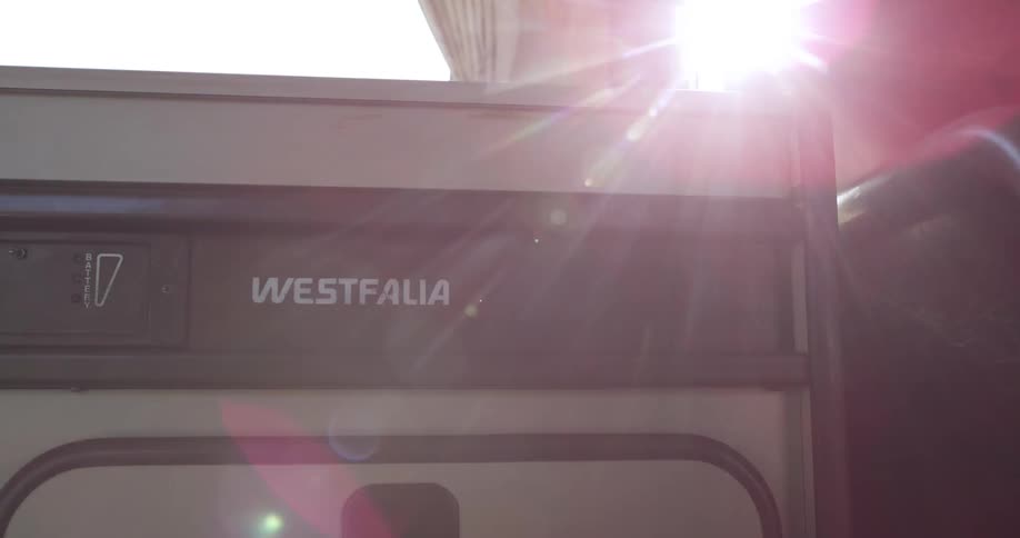 View of an object in an indoor setting with sunlight reflections