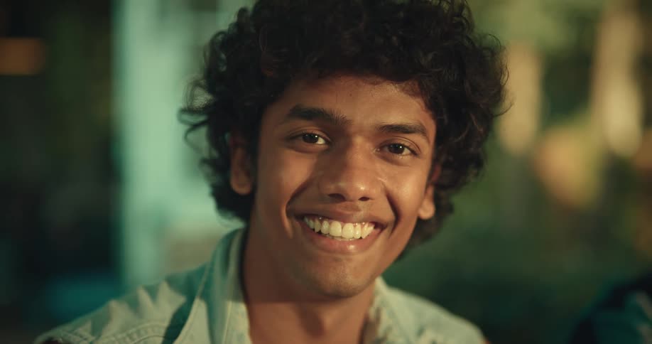 Portrait of a young man smiling