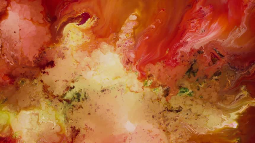 Psychedelic art fluid in abstract slow motion movement