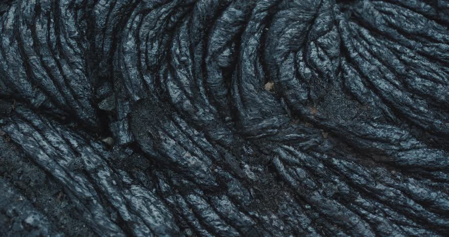 Aerial of volcanic rock formation during daytime