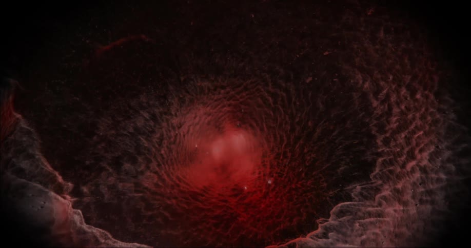 Extreme closeup of an abstract fluid in motion