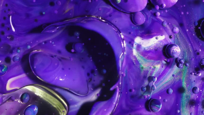 Abstract fluid art of flowing underwater ink