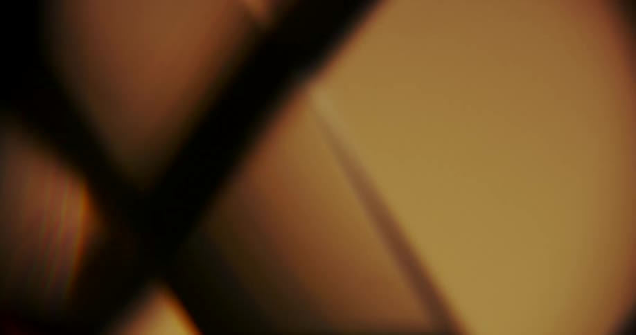 Lines of an abstract black object and it is blinking