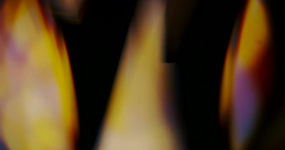 The lighted object moves around