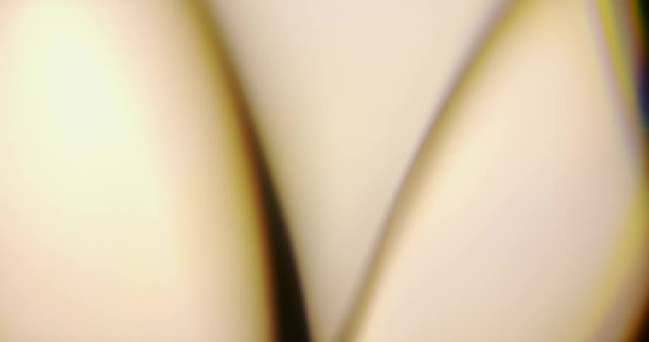 Close up of geometric shapes spinning