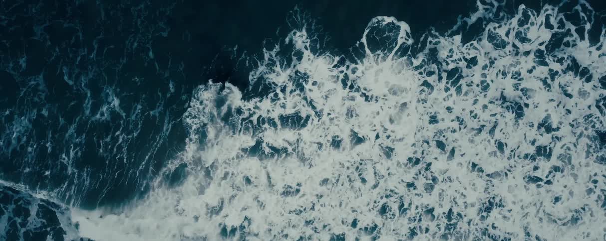 Crashing ocean waves