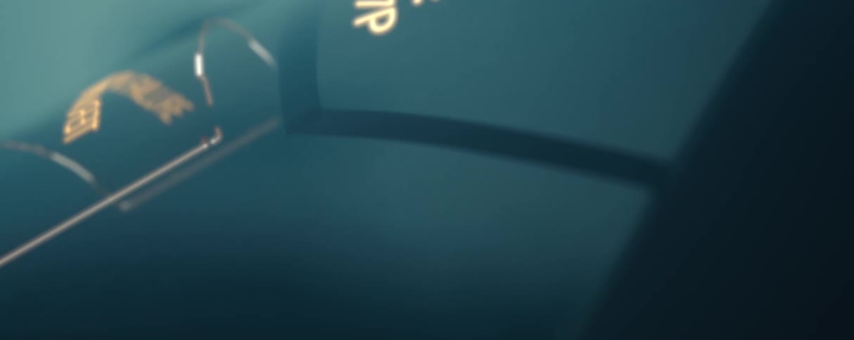 A slow clip of a finger in a fug