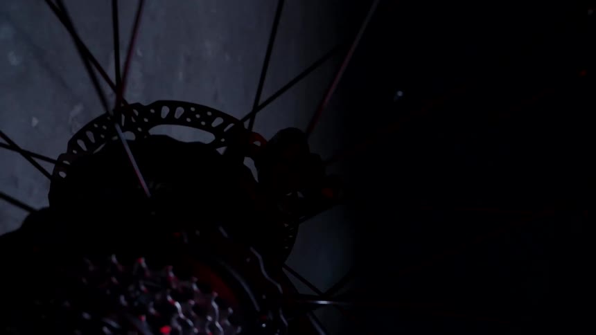 Close up of bicycle cassette