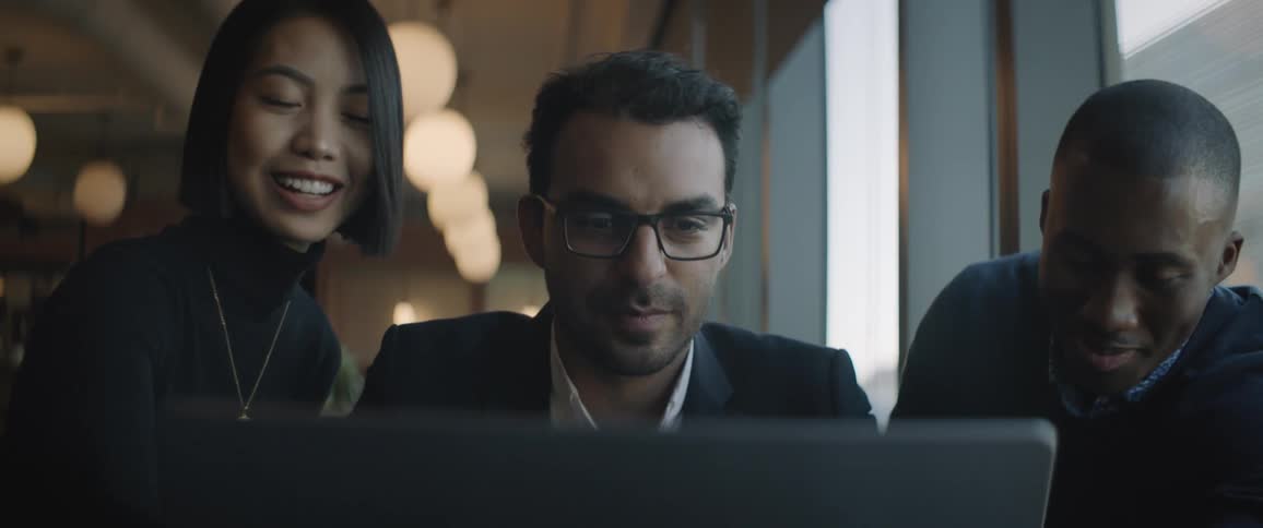 People at a business meeting in an office