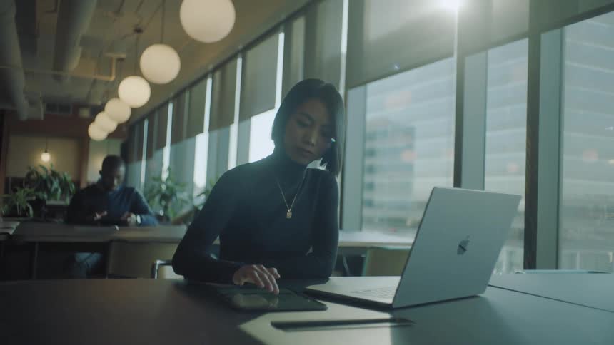 Employees are working in the office