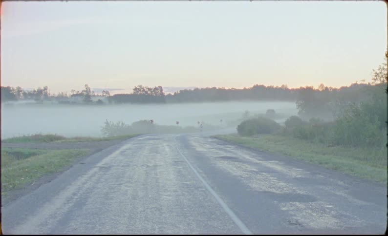 Young fit woman jogging on the countryside at morning