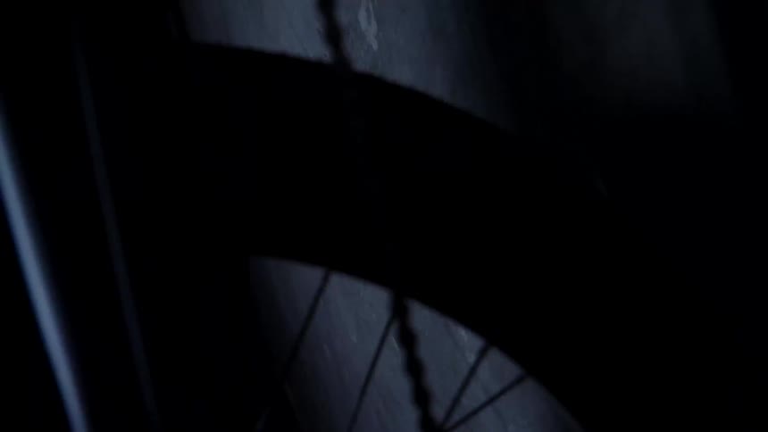 Bike wheel tire and spoke rotation
