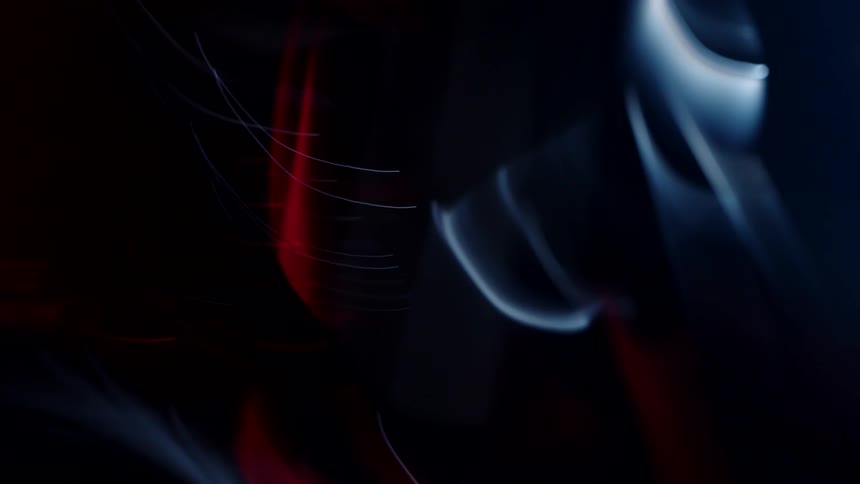 The bike is in the dark room