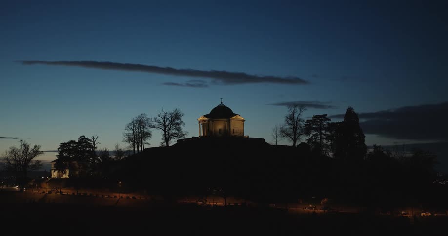 A church is on the hill