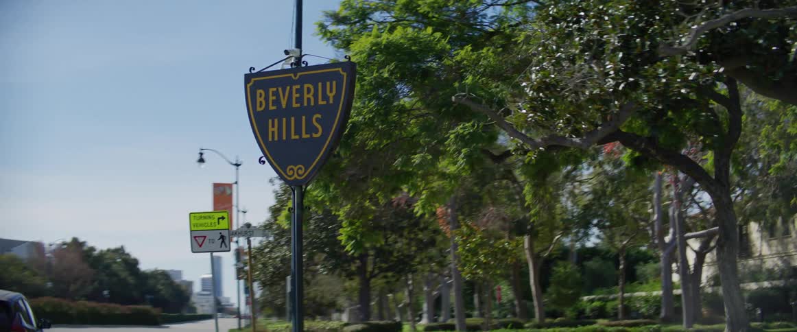 View of a city sign in the daylight