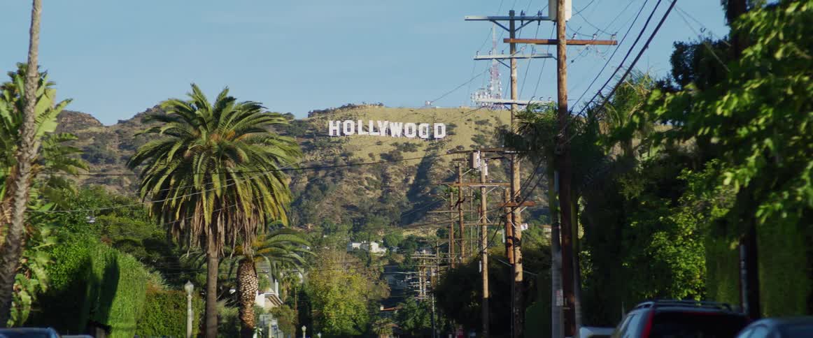 Hollywood sign on the hills in los angeles