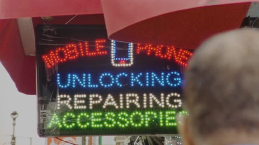 Mobile Repair Shop Sign - 16mm
