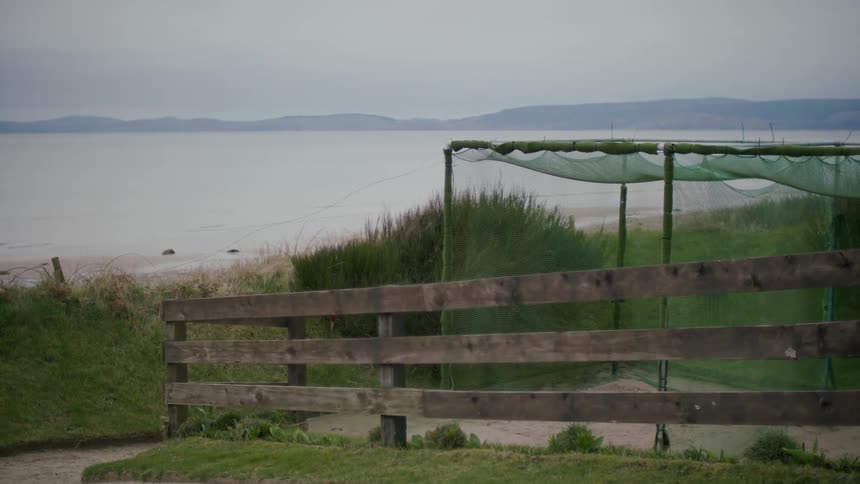 A view of a lake on a cloudy day