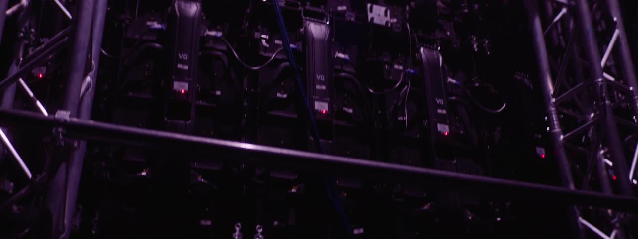 A clip of the server room