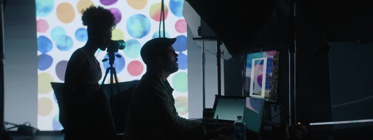 A clip of a studio activity