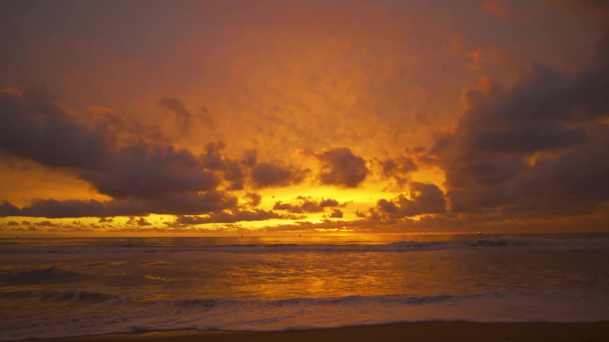 A landscape clip of the beach