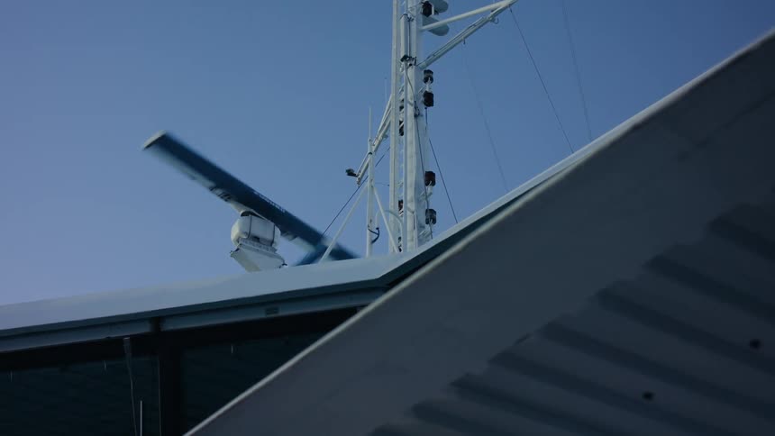 Propeller of a moving boat