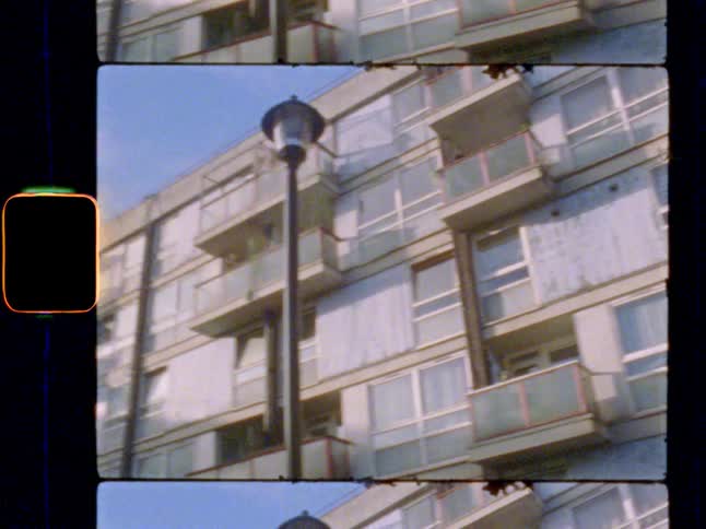 Council estate in the sunshine