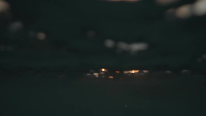 A clip of a floating sea water