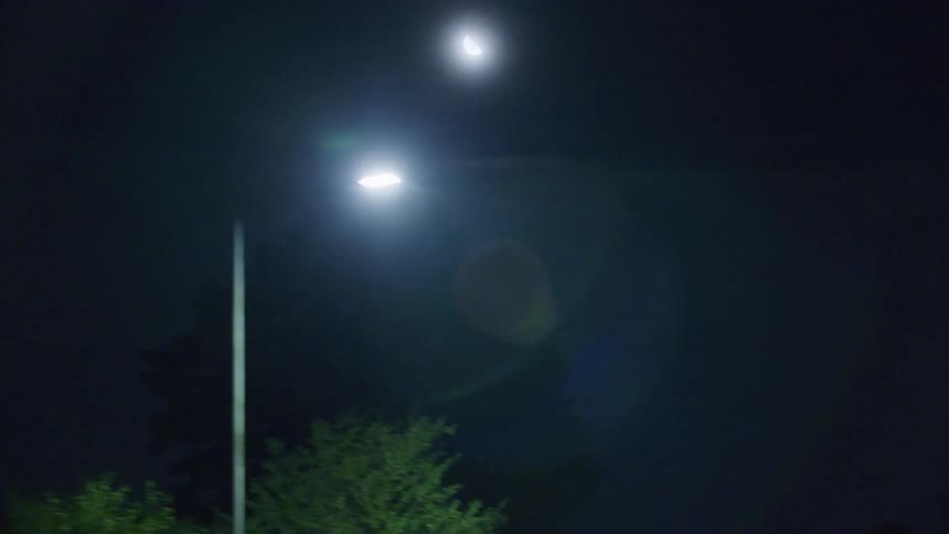 A lip of street lights
